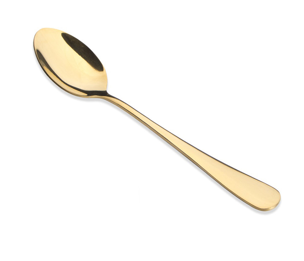 golden tasting ice cream spoon
