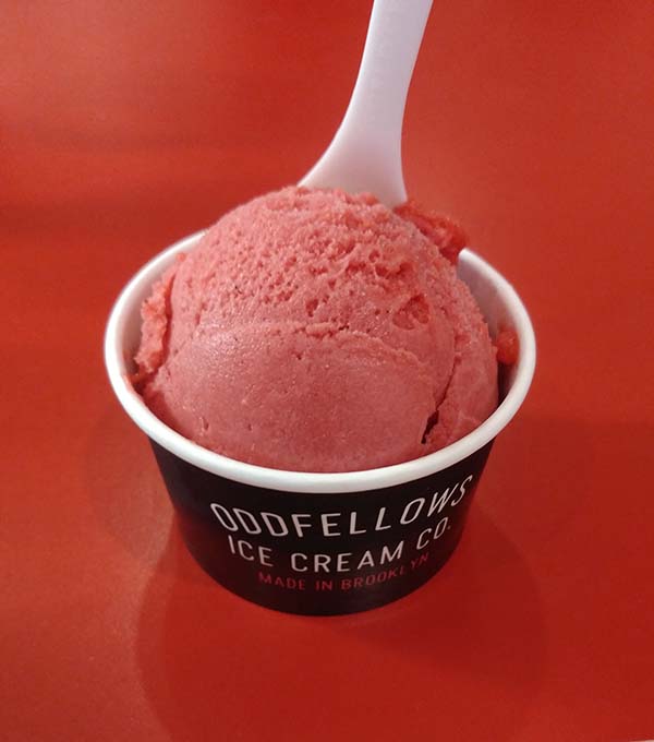 OddFellows Ice Cream - Raspberry Peppercorn Sorbet