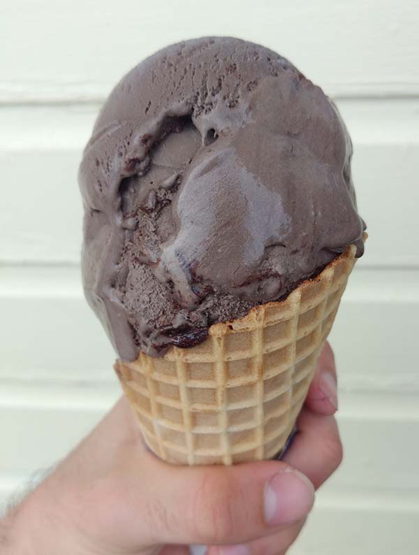 Lago's Homemade Ice Cream - Monkey Busines Ice Cream Cone