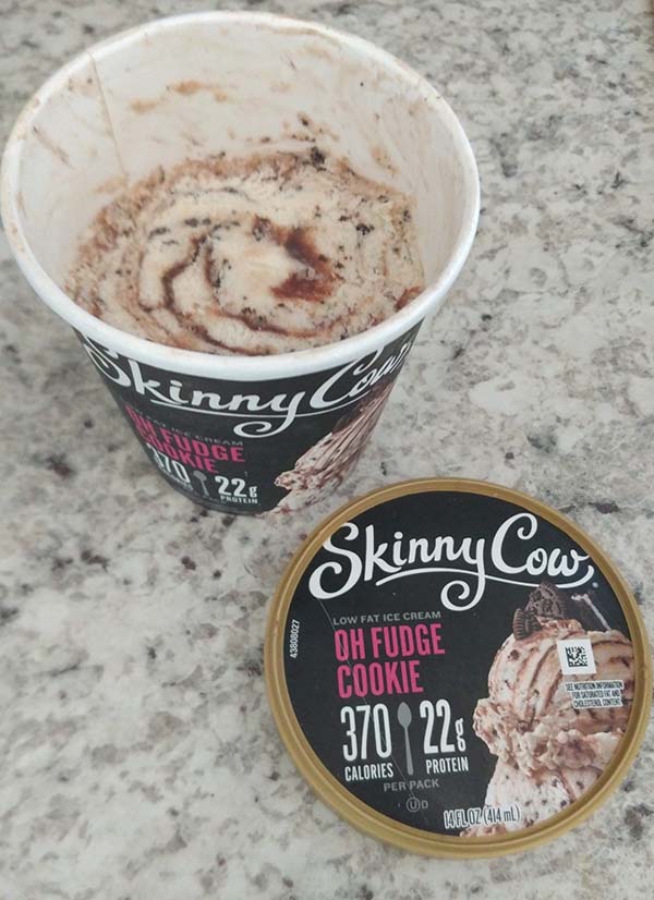 Skinny cow - Oh fudge cookie - ice cream pint