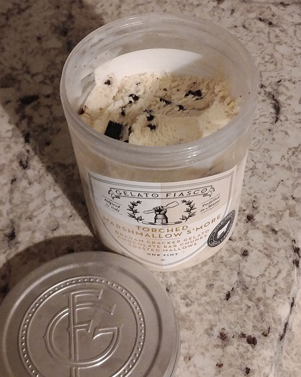 Gelato Fiasco - Toasted Marshmallow S'more - Ice Cream Pint